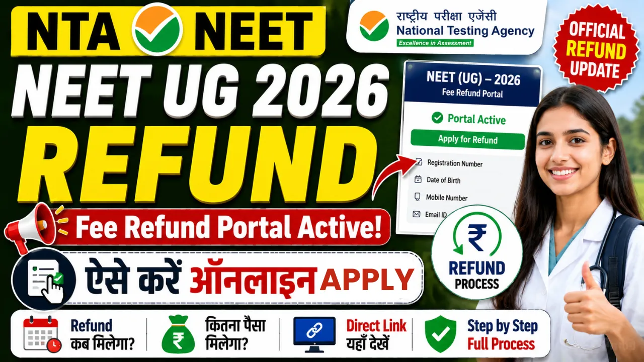 NTA NEET Refund Link 2026